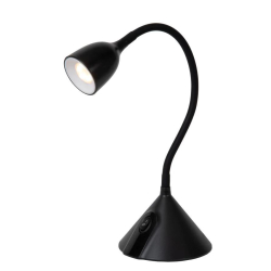 Lucide MILO - Stolní lampa - Ø 12,8 cm - LED - 1x3,2W 3000K - Černá