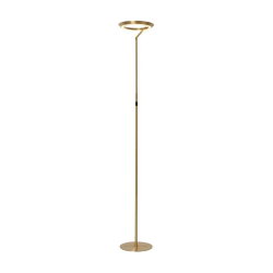 Lucide CELESTE - Stojací lampa - Ø 28 cm - LED Rozm. - 1x21W 2700K - Matt Gold / Mosaz