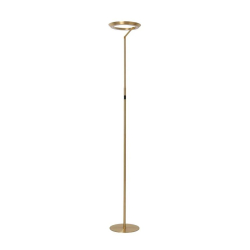 Lucide CELESTE - Stojací lampa - Ø 28 cm - LED Rozm. - 1x21W 2700K - Matt Gold / Mosaz