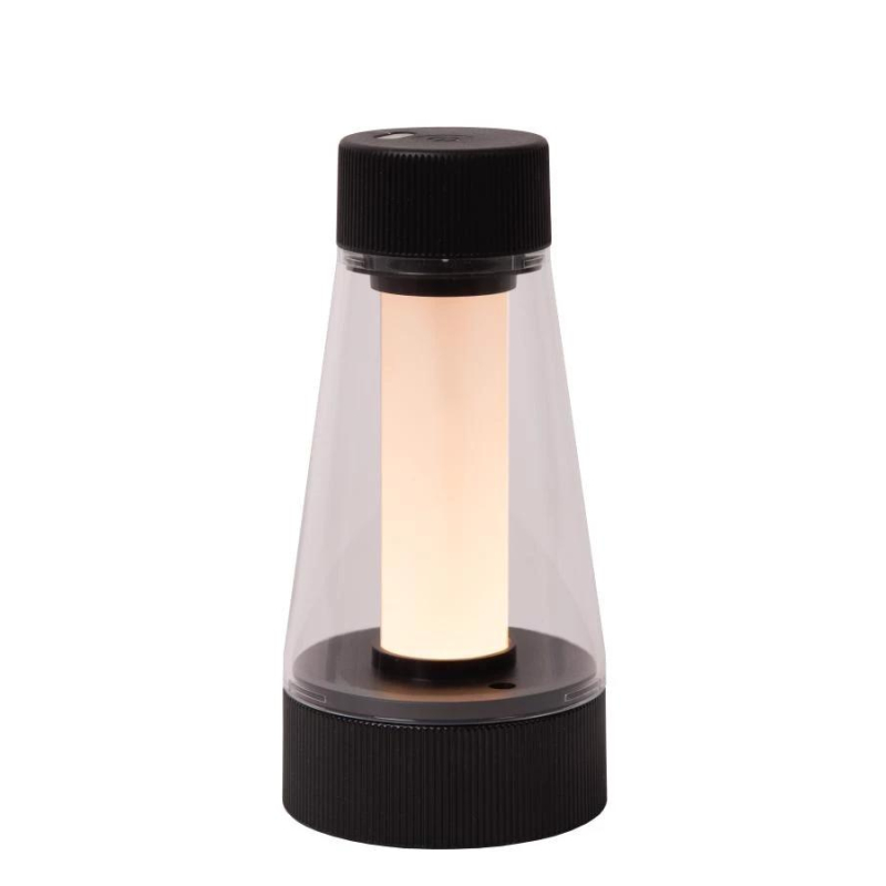 Lucide LORALI - Nabíjecí Stolní lampa Vnitřní/Venkovní - Baterie/baterie - Ø 7,7 cm - Rozm. - IP44 - Černá Lucide LORALI - Nabíjecí Stolní lampa Vnitřní/Venkovní - Baterie/baterie - Ø 7,7 cm - Rozm. - IP44 - Černá