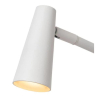 Lucide STIRLING - Dobíjecí stojací lampa - Baterie/baterie - LED Dim. - 1x3W 2700K - 3 StepDim - Bílá