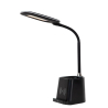 Lucide PENNY - Stolní lampa - LED Dim. - 1x4,7W 3000K - S bezdrátovou nabíječkou - Černá