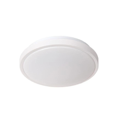 Lucide DASHER – stropní svítidlo do Koupelny – Ø 29,3 cm – LED – 1x12W 2700K – IP44 – se senzorem – Bílý