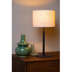 Lucide MAYA - Stolní lampa - Ø 26 cm - 1xE27 - Smetanová