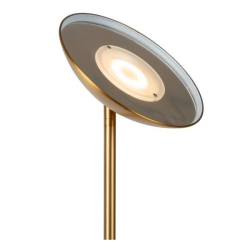 Lucide ZENITH - Stojací lampa - Ø 25,4 cm - LED Rozm. - 1x20W 3000K - Matt Gold / Mosaz