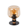 Lucide ILONA - Stolní lampa - Ø 18 cm - 1xE27 - Jantarová