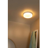 Lucide BISKIT – stropní svítidlo do Koupelny – Ø 28 cm – LED – 1x18W 2700K – IP44 – se senzorem – Bílé