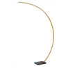 Lucide CURVE - Stojací lampa Arc - LED Dim. - 1x15W 2700K - Matt Gold / Mosaz