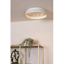 Lucide ESTREJA - Zapuštěné stropní svítidlo - Ø 40 cm - LED Rozm. - 2500K/3000K - Bílá