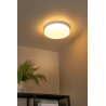 Lucide BISKIT - Zapuštěné stropní svítidlo Koupelna - Ø 34,5 cm - LED - 1x24W 2700K - IP44 - Senzor pohybu & Den/Noc - Bí