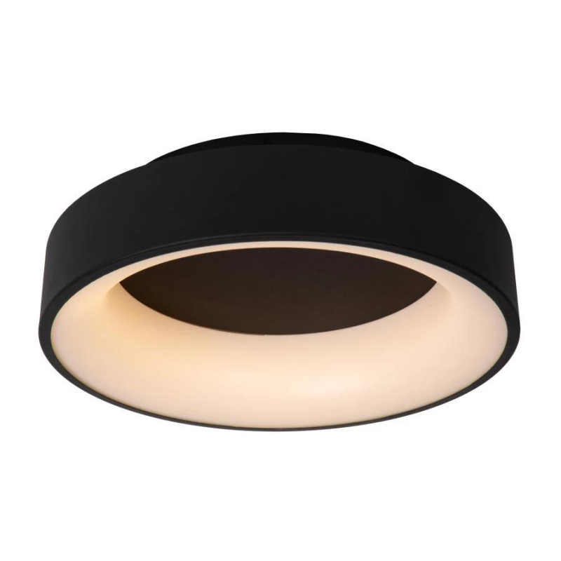 Lucide MIRAGE - Zapuštěné stropní svítidlo - Ø 38 cm - LED Rozm. - 1x22W 2700K - Černá