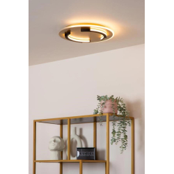 Lucide ANDREAS - Zapuštěné stropní svítidlo - Ø 39,6 cm - LED - 1x30W 2700K - Matt Gold / Brass