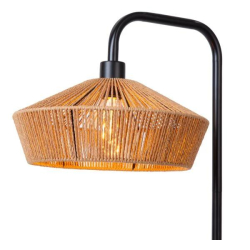 Lucide YUNKAI - Stojací lampa - Ø 40 cm - 1xE27 - Natural