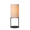 Lucide HERMAN - Stolní lampa - Ø 20 cm - 1xE27 - Smetanová