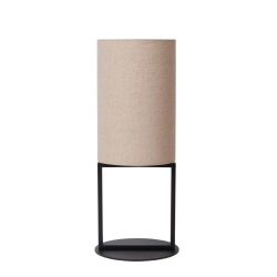 Lucide HERMAN - Stolní lampa - Ø 20 cm - 1xE27 - Smetanová