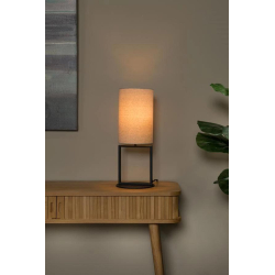 Lucide HERMAN - Stolní lampa - Ø 20 cm - 1xE27 - Smetanová