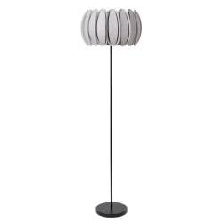 Lucide SPENCER - Stojací lampa - Ø 40 cm - 1xE27 - Šedá