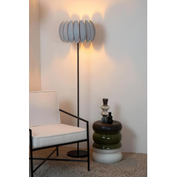 Lucide SPENCER - Stojací lampa - Ø 40 cm - 1xE27 - Šedá