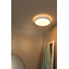 Lucide DASHER – stropní svítidlo do Koupelny – Ø 34,8 cm – LED – 1x18W 2700K – IP44 – se senzorem – Bílé