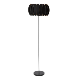 Lucide SPENCER - Stojací lampa - Ø 40 cm - 1xE27 - Černá