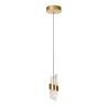 Lucide KLIGANDE - Závěsné světlo - Ø 13 cm - LED - 1x9W 2700K - Matt Gold / Mosaz