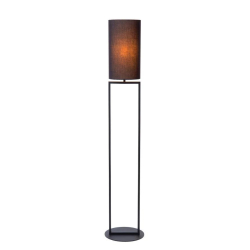 Lucide HERMAN - Stojací lampa - Ø 26 cm - 1xE27 - Černá