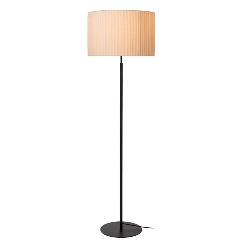 Lucide FOLD - Stojací lampa - Ø 45 cm - 1xE27 - Bílá