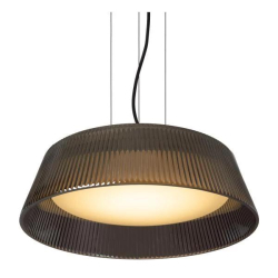 Lucide VIXI - Závěsné světlo - Ø 45 cm - LED - 1x22,6W 2900K - Smoke Grey