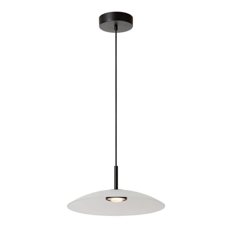 Lucide MENGA - Závěsné svítidlo - Ø 40 cm - LED Rozm. - 1x11W 2700K - Opál