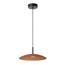 Lucide MENGA - Závěsné svítidlo - Ø 40 cm - LED Rozm. - 1x11W 2700K - Jantar