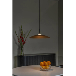 Lucide MENGA - Závěsné svítidlo - Ø 40 cm - LED Rozm. - 1x11W 2700K - Jantar