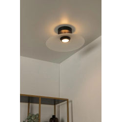 Lucide MENGA - Zapuštěné stropní svítidlo - Ø 40 cm - LED Rozm. - 1x11W 2700K - Opál