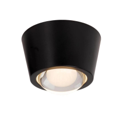 Lucide RIGON - Zapuštěné stropní svítidlo - Ø 9 cm - LED - 1x6W 3000K - Černá