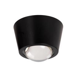 Lucide RIGON - Zapuštěné stropní svítidlo - Ø 9 cm - LED - 1x6W 3000K - Černá