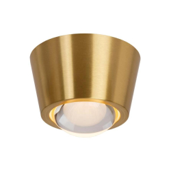 Lucide RIGON - Zapuštěné stropní svítidlo - Ø 9 cm - LED - 1x7W 3000K - Matt Gold / Brass