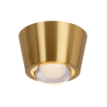 Lucide RIGON - Zapuštěné stropní svítidlo - Ø 9 cm - LED - 1x7W 3000K - Matt Gold / Brass