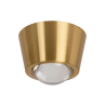 Lucide RIGON - Zapuštěné stropní svítidlo - Ø 9 cm - LED - 1x7W 3000K - Matt Gold / Brass