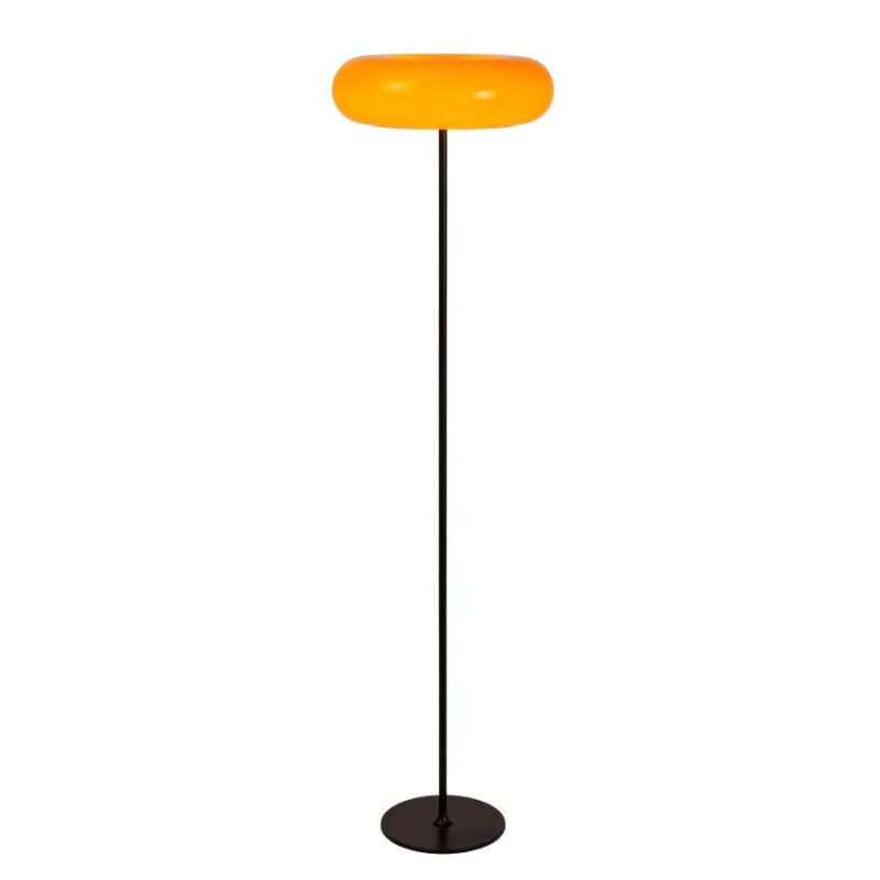 Lucide SENTINO - Stojací lampa - Ø 40 cm - 3xG9 - Oranžová