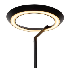 Lucide CELESTE - Stojací lampa - Ø 28 cm - LED Rozm. - 1x21W 2700K - Černá