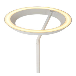 Lucide CELESTE - Stojací lampa - Ø 28 cm - LED Rozm. - 1x21W 2700K - Bílá