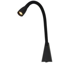 Lucide GALEN-LED - noční lampa - LED - 1x3W 3000K - Černá 18294/03/30