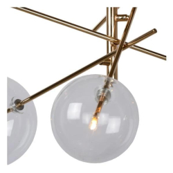 Lucide ALARA - Pendant light - D72 cm - LED - G4 - 6x1,5W 2700K - Gold