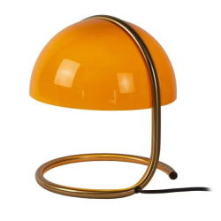 Lucide CATO stolní lampa Ø 23,5 cm 1xE27 oranžová