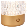 Lucide LILI - Nabíjecí stolní lampa - Baterie/baterie - Ø 8 cm - LED Dim to warm - 1x3W 2700K/3000K - Matt Gold / Mosaz - Sa