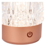 Lucide LILI - Nabíjecí stolní lampa - Baterie/baterie - Ø 8 cm - LED Dim to warm - 1x3W 2700K/3000K - Copper - Set of 3