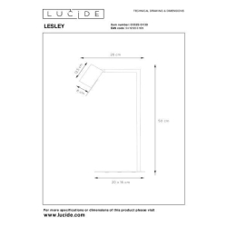 LESLEY - Stolní lampa - 1xGU10 - černá