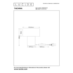 Lucide TACHINA - Stolní lampa - 1xE14 - Natural