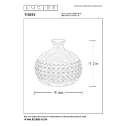 Lucide TIESSE SMALL lampička E14/40W  bílá