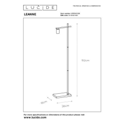 Lucide 21721/01/30 LEANNE lampa stojací E27/40W