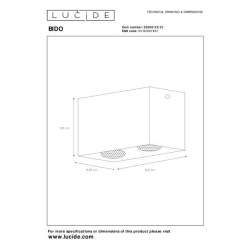 Lucide BODIBIS Stropní bodové Rectangular 1xGU10/50W w